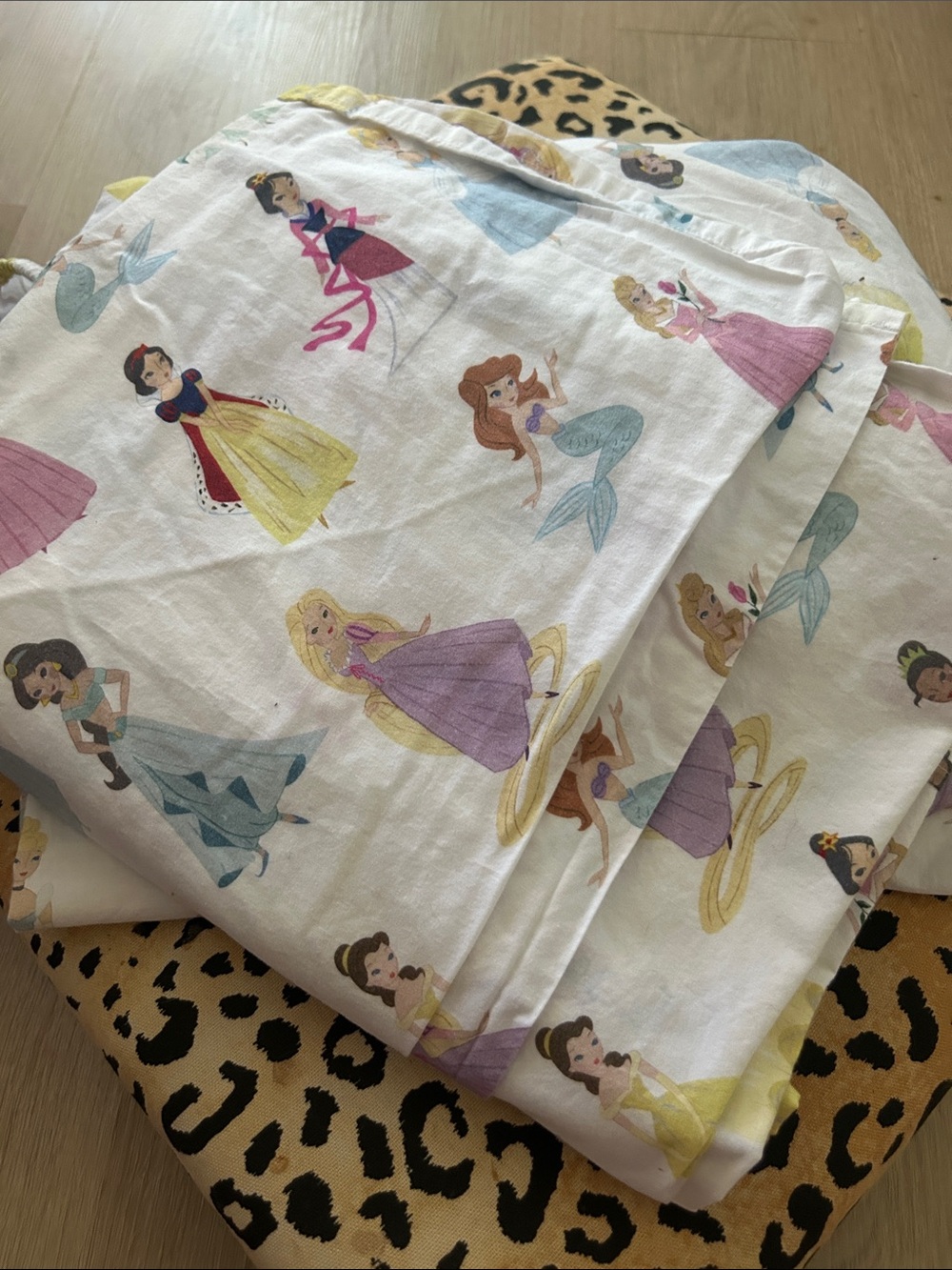 🤍 Pottery Barn kids Disney princess twin sheets